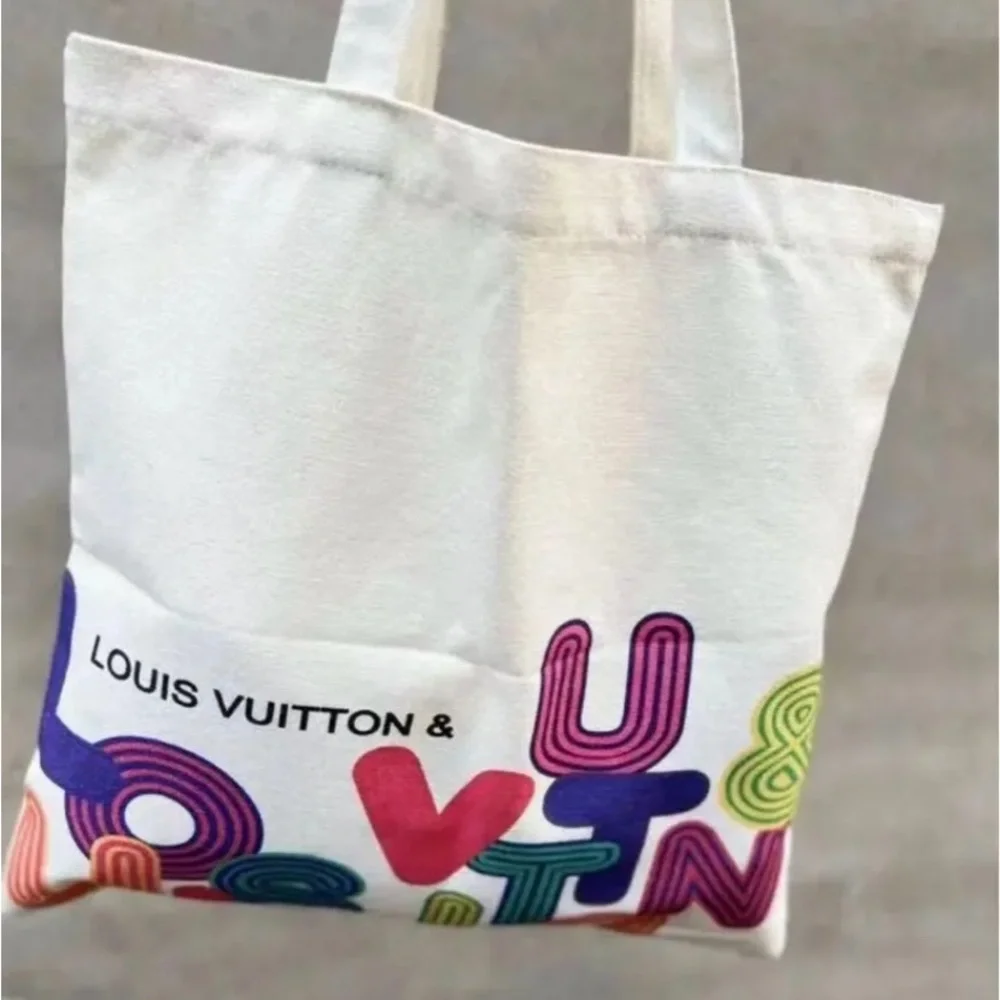 Louis Vuitton Colorful Canvas Tote Bag